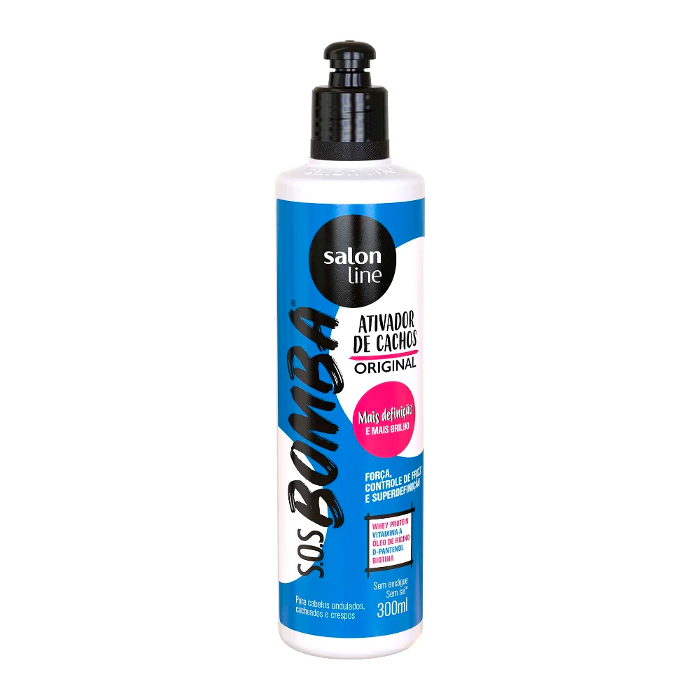 Ativador de Cachos Salon Line S.O.S Bomba Original 300 ml
