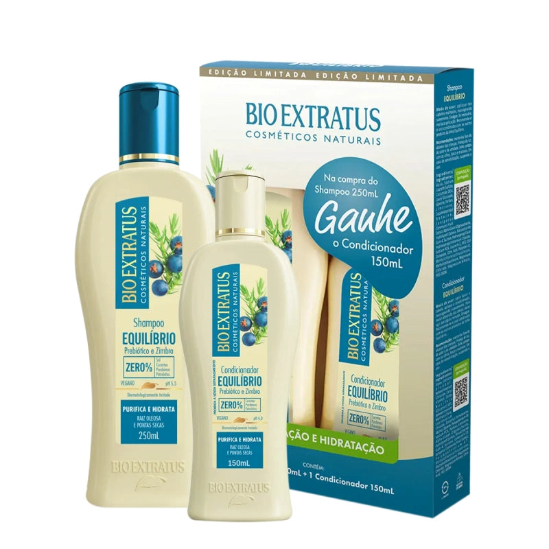 Kit Promocional Bio Extratus Shampoo 250ml + Condicionador 150ml Equilíbrio