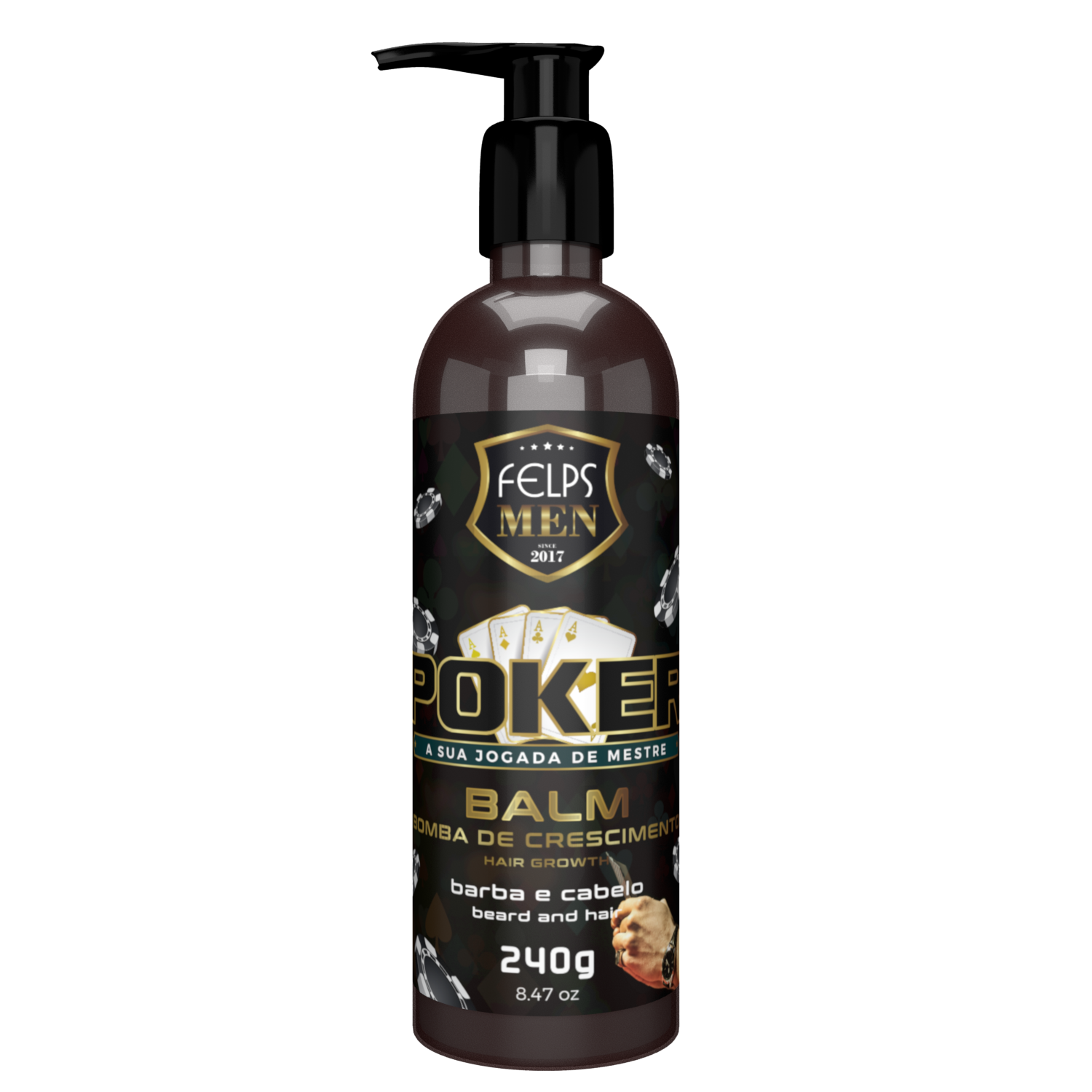 Bálsamo Felps Men Poker 240 g