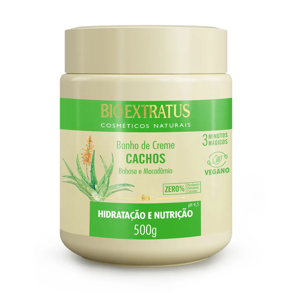 Banho de Creme Bio Extratus Cachos 500g