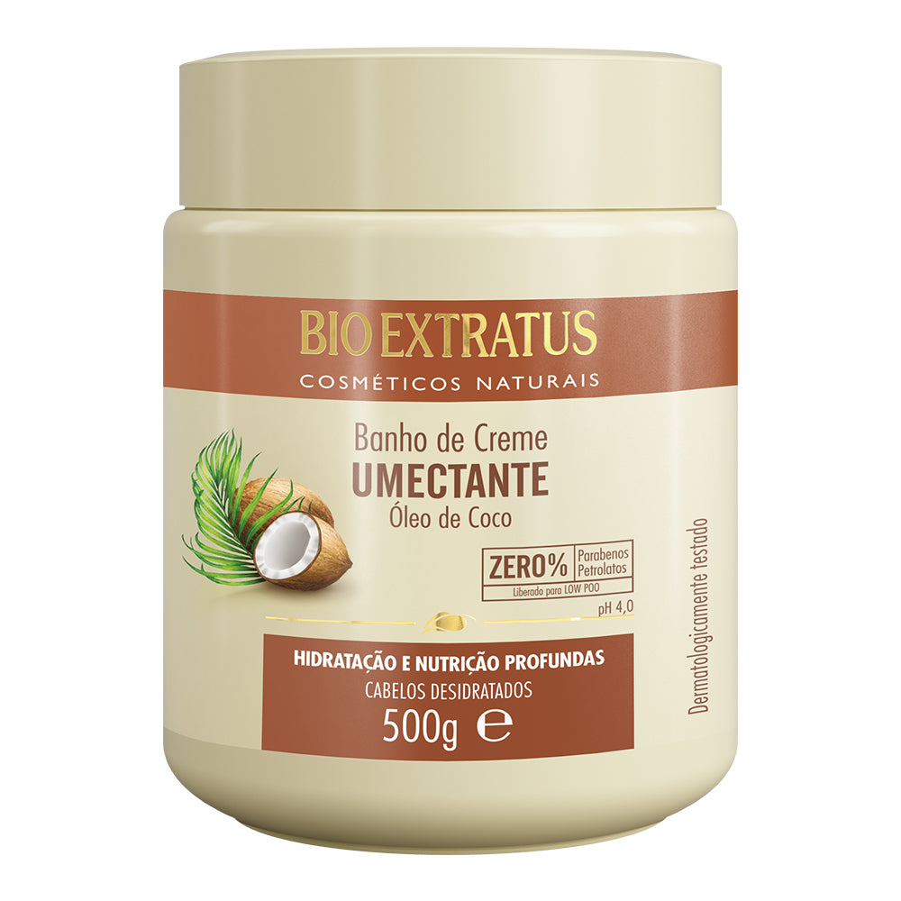 Banho de Creme Bio Extratus Umectante Óleo de Coco 500g