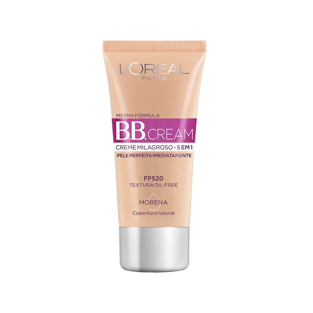 Base BB Cream L'Oréal Paris FPS 20 5 em 1 Morena 30ml
