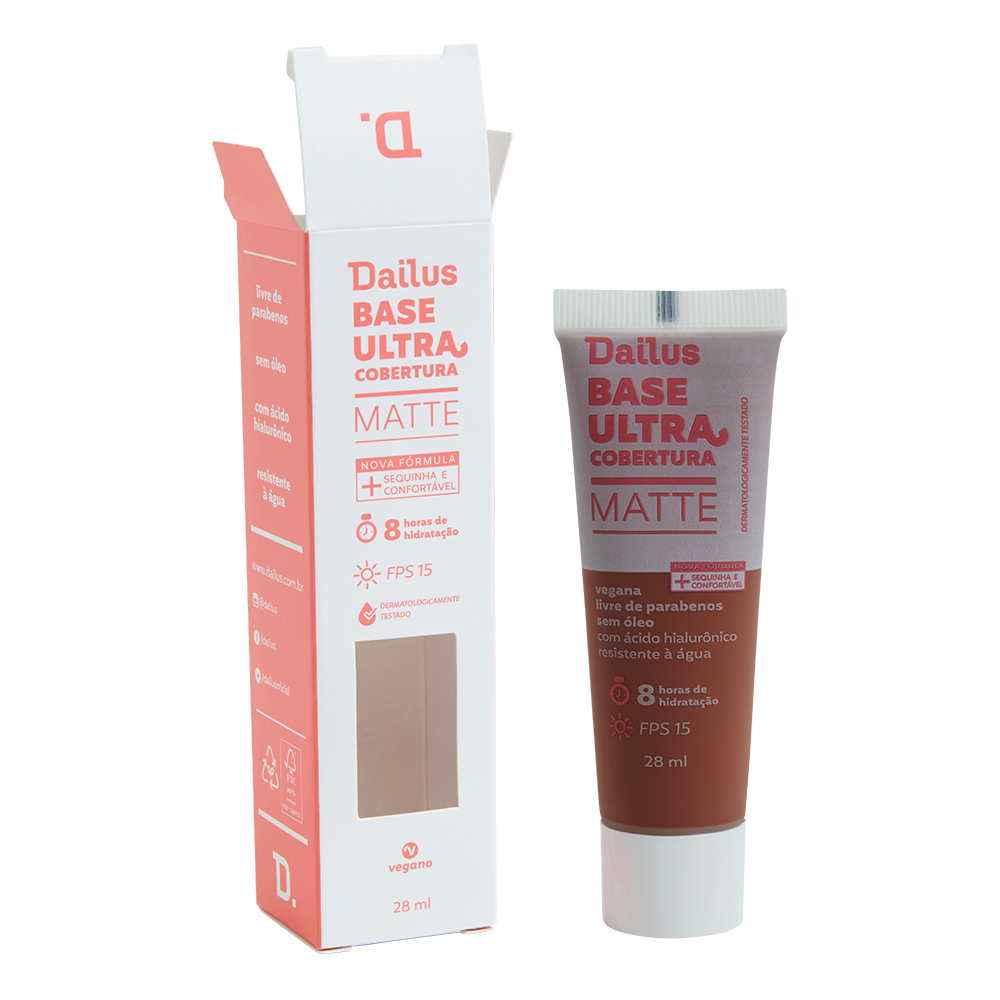 Base Líquida Dailus Ultra Cobertura D11 Escuro 28 ml