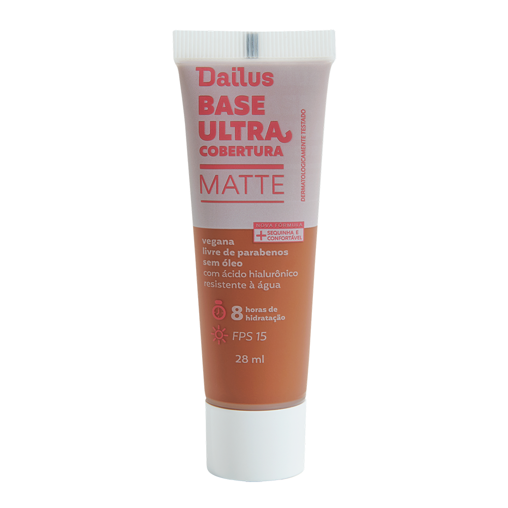 Base Líquida Dailus Ultra Cobertura D10 Escuro 28 ml