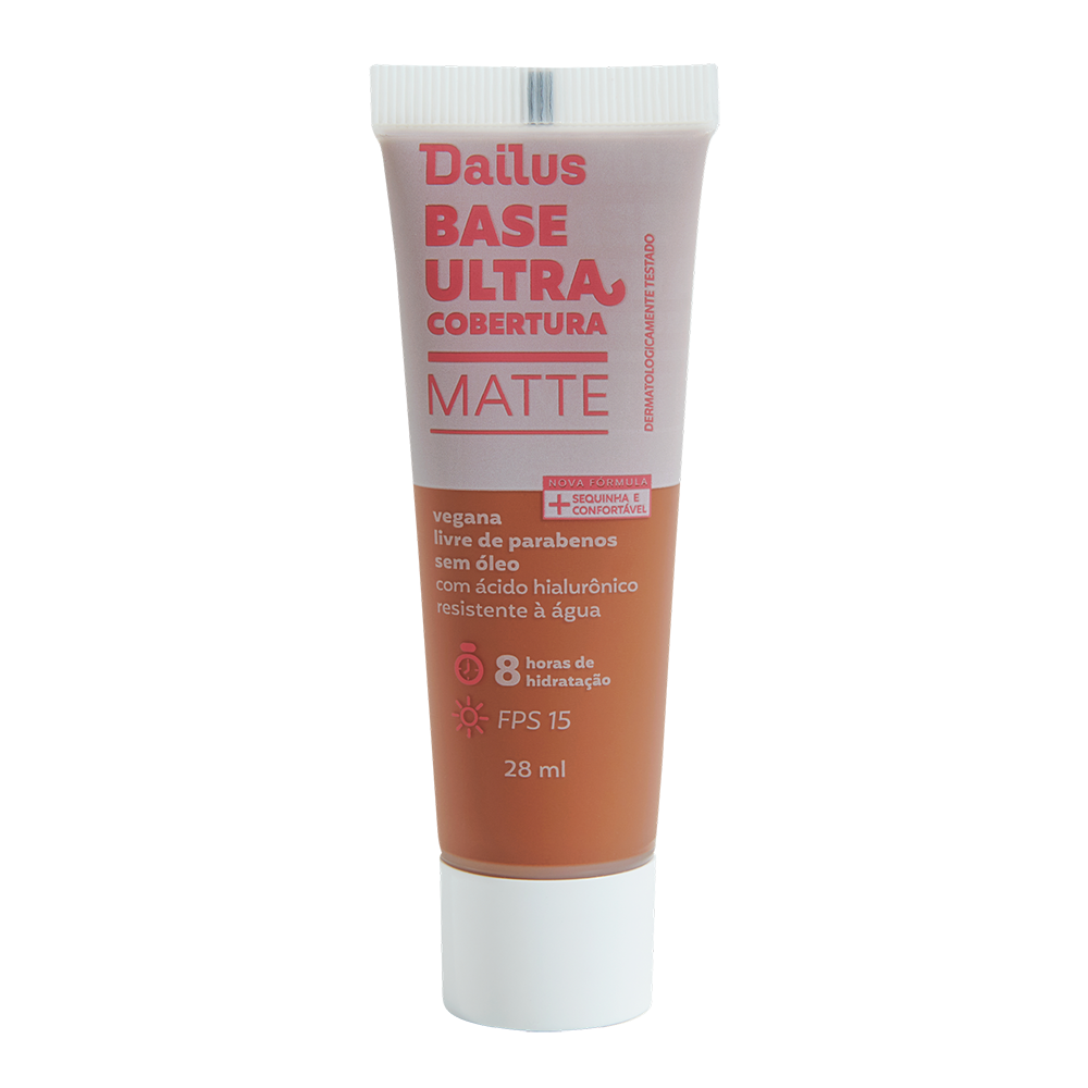 Base Líquida Dailus Ultra Cobertura D10 Escuro 28 ml