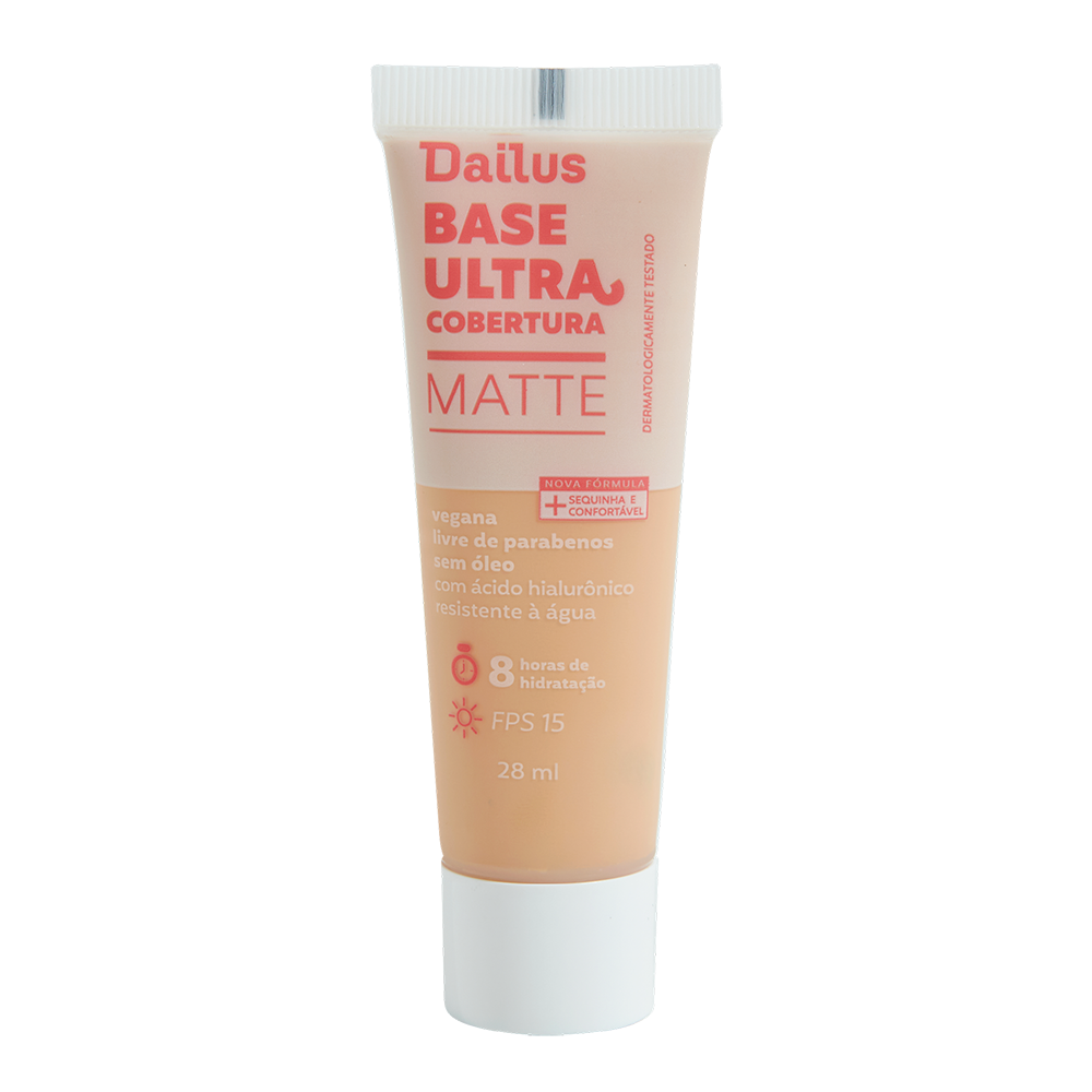 Base Líquida Dailus Ultra Cobertura D3 Claro 28ml