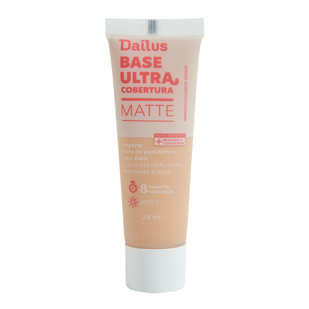 Base Líquida Dailus Ultra Cobertura D4 Claro 28 ml