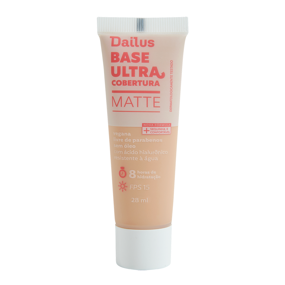 Base Líquida Dailus Ultra Cobertura D4 Claro 28 ml