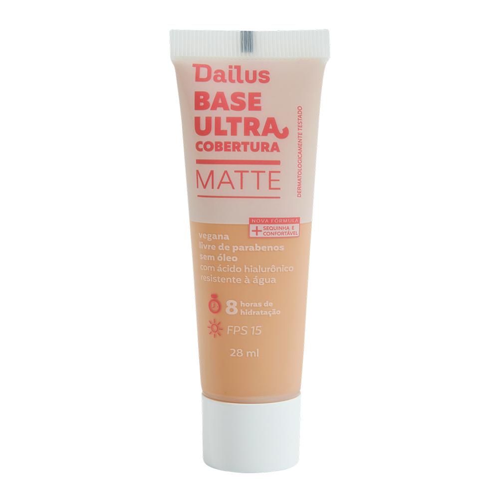 Base Líquida Dailus Ultra Cobertura D5 Médio 28 ml