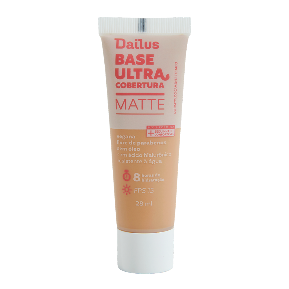 Base Líquida Dailus Ultra Cobertura D6 Médio 28 ml
