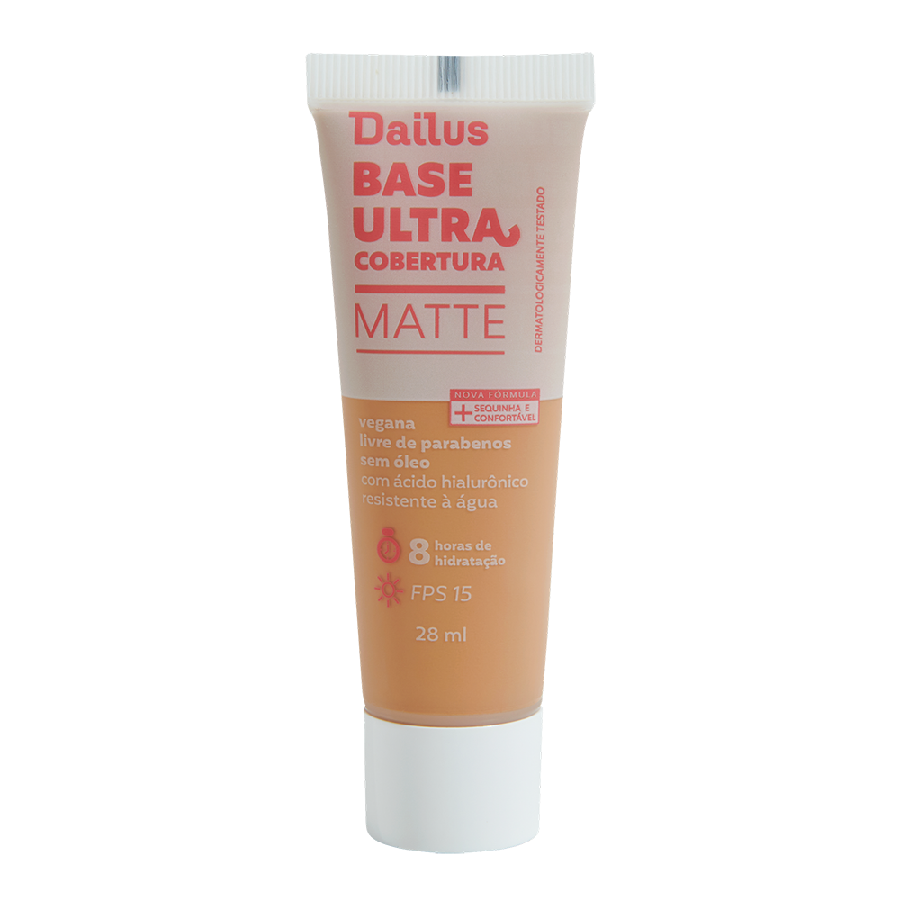 Base Líquida Dailus Ultra Cobertura D7 Médio 28 ml