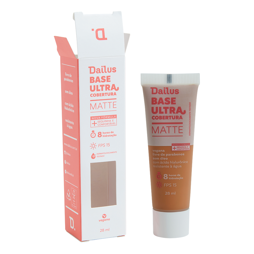 Base Líquida Dailus Ultra Cobertura D9 Escuro 28 ml