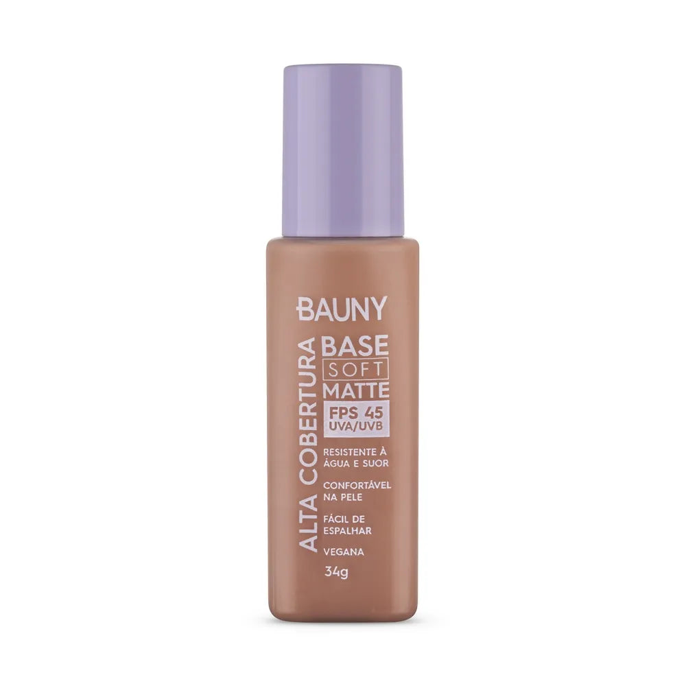 Base Líquida Bauny Soft Matte Alta Cobertura Cor 060 34 g