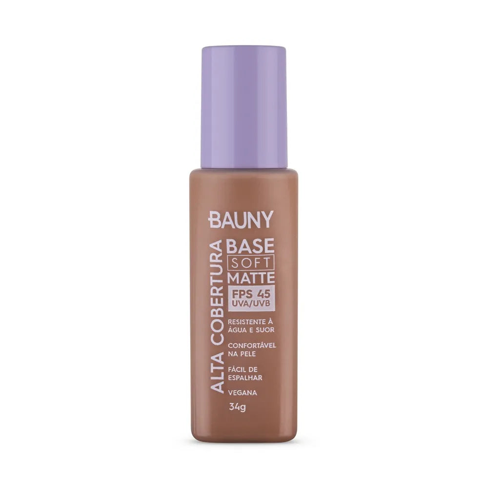 Base Líquida Bauny Soft Matte Alta Cobertura Cor 080 34 g