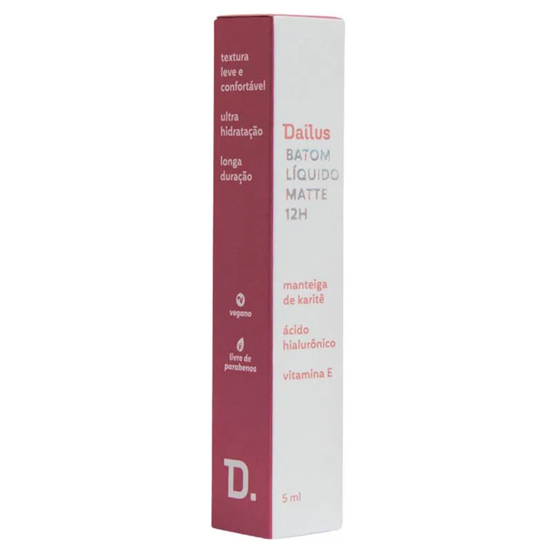 Batom Líquido Dailus Rose 5 ml