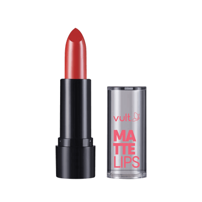 Batom Vult Matte Lips Vermelho Carmim