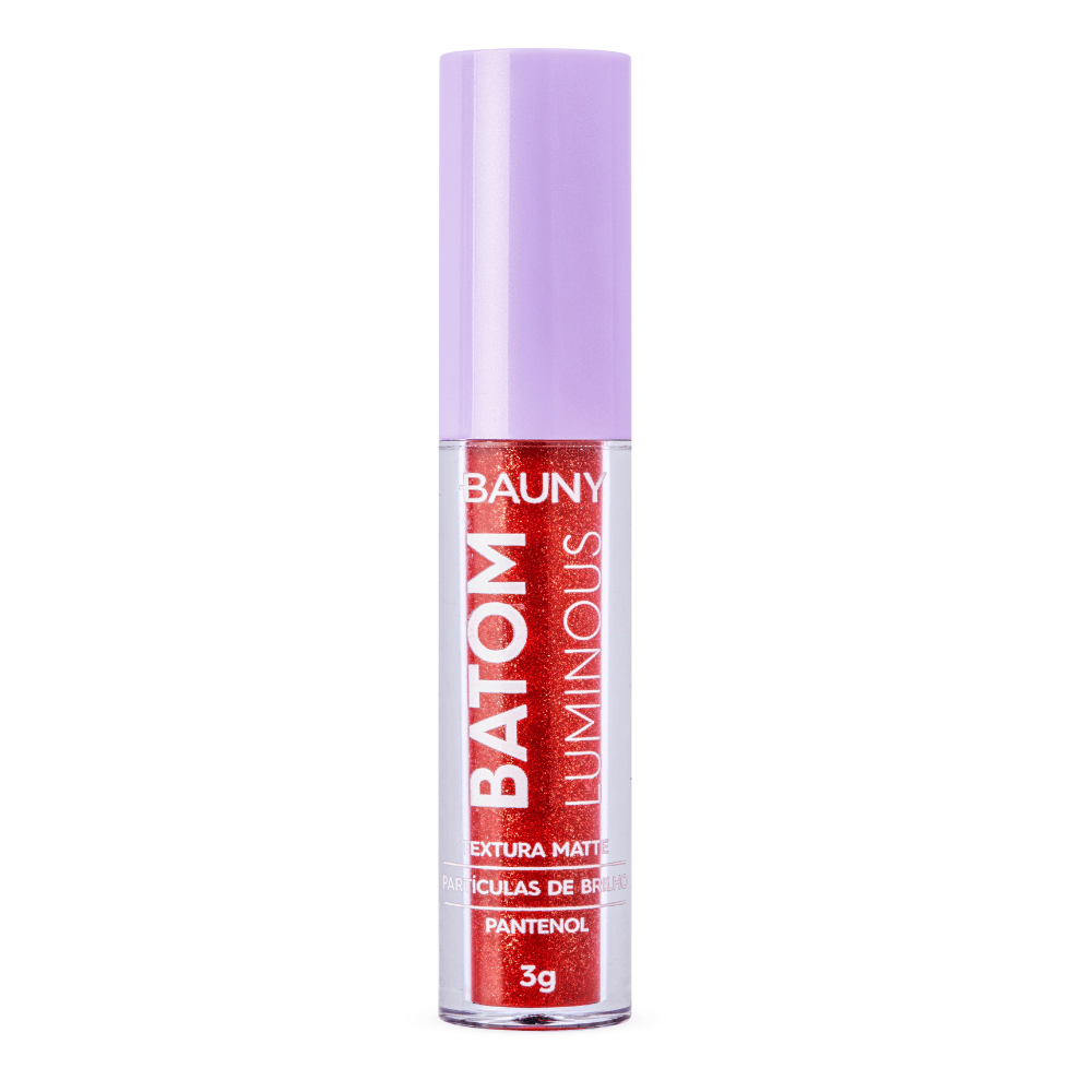 Batom Sombra Líquido Bauny Luminous Cherry 3g