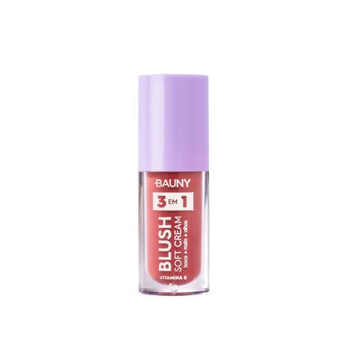 Blush Líquido Bauny 3 em 1 Soft Cream 5g Cherry Mocha