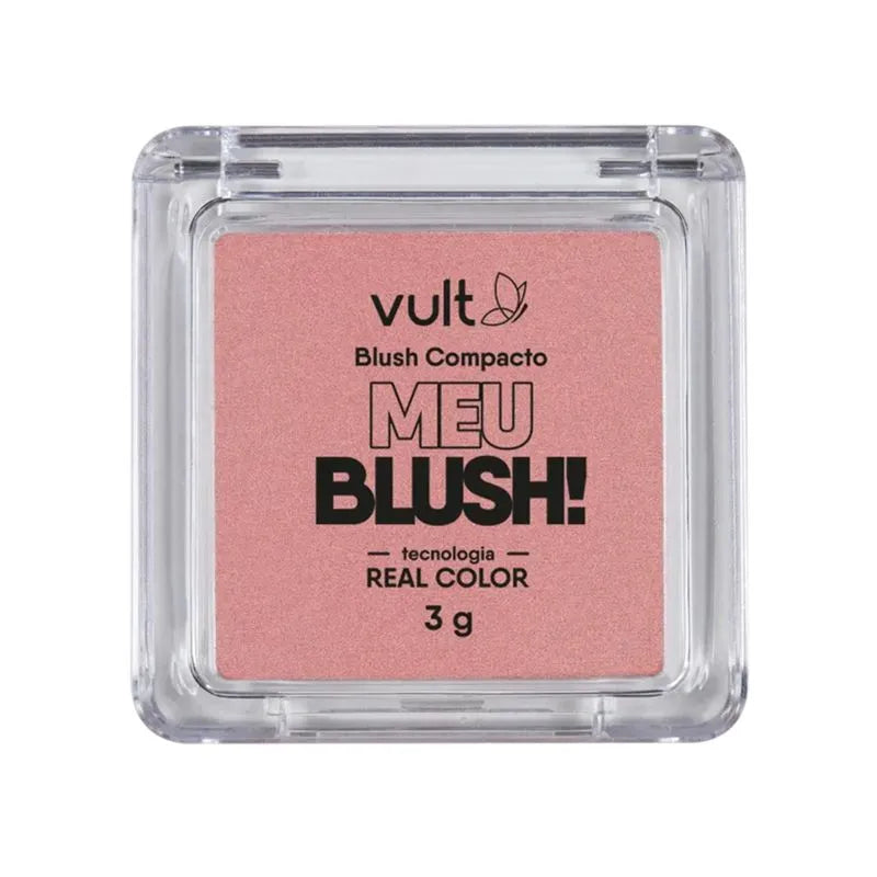 Blush Compacto Vult Rosa Perolado
