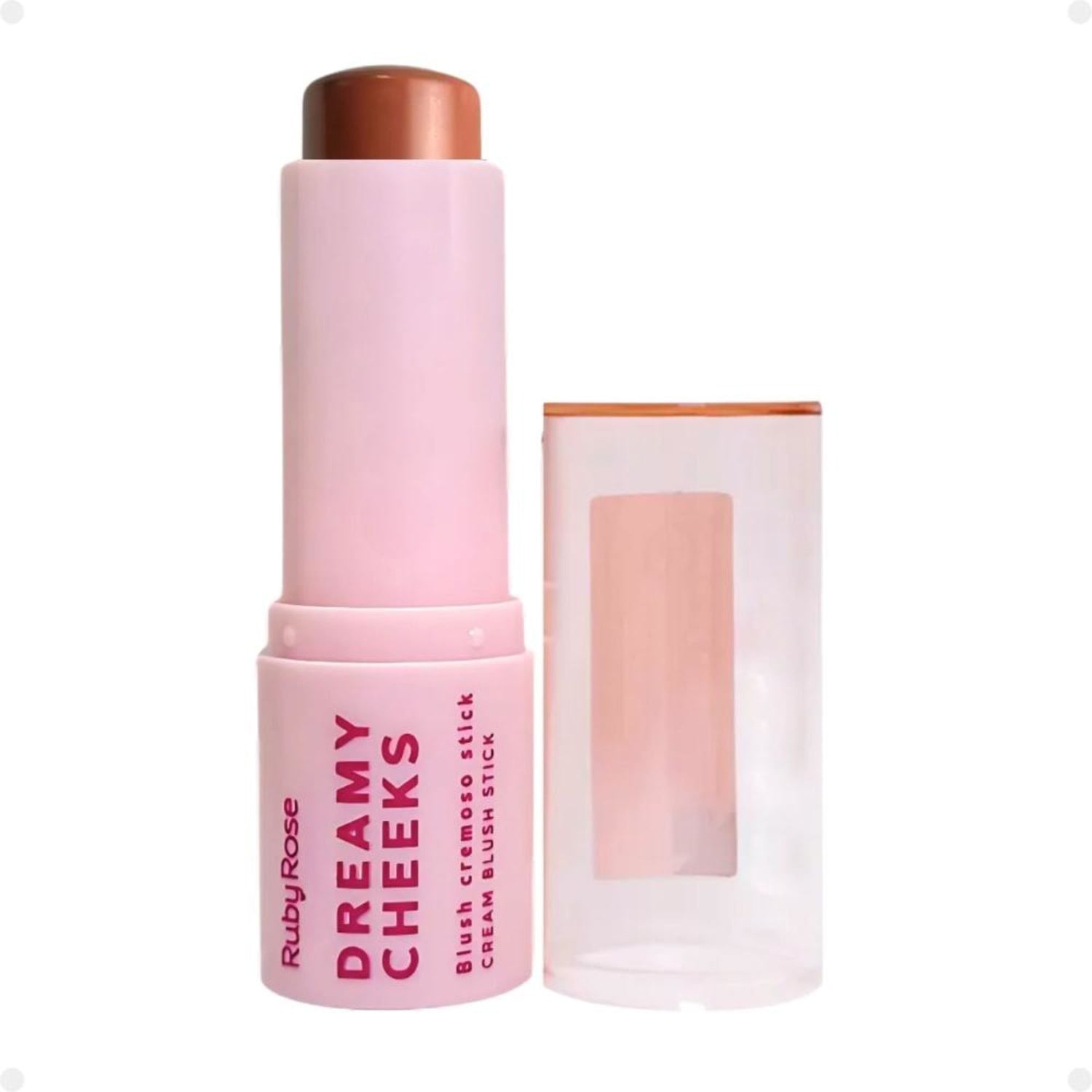 Blush Cremoso Stick Ruby Rose Dreamy Cheeks Caramel Touch