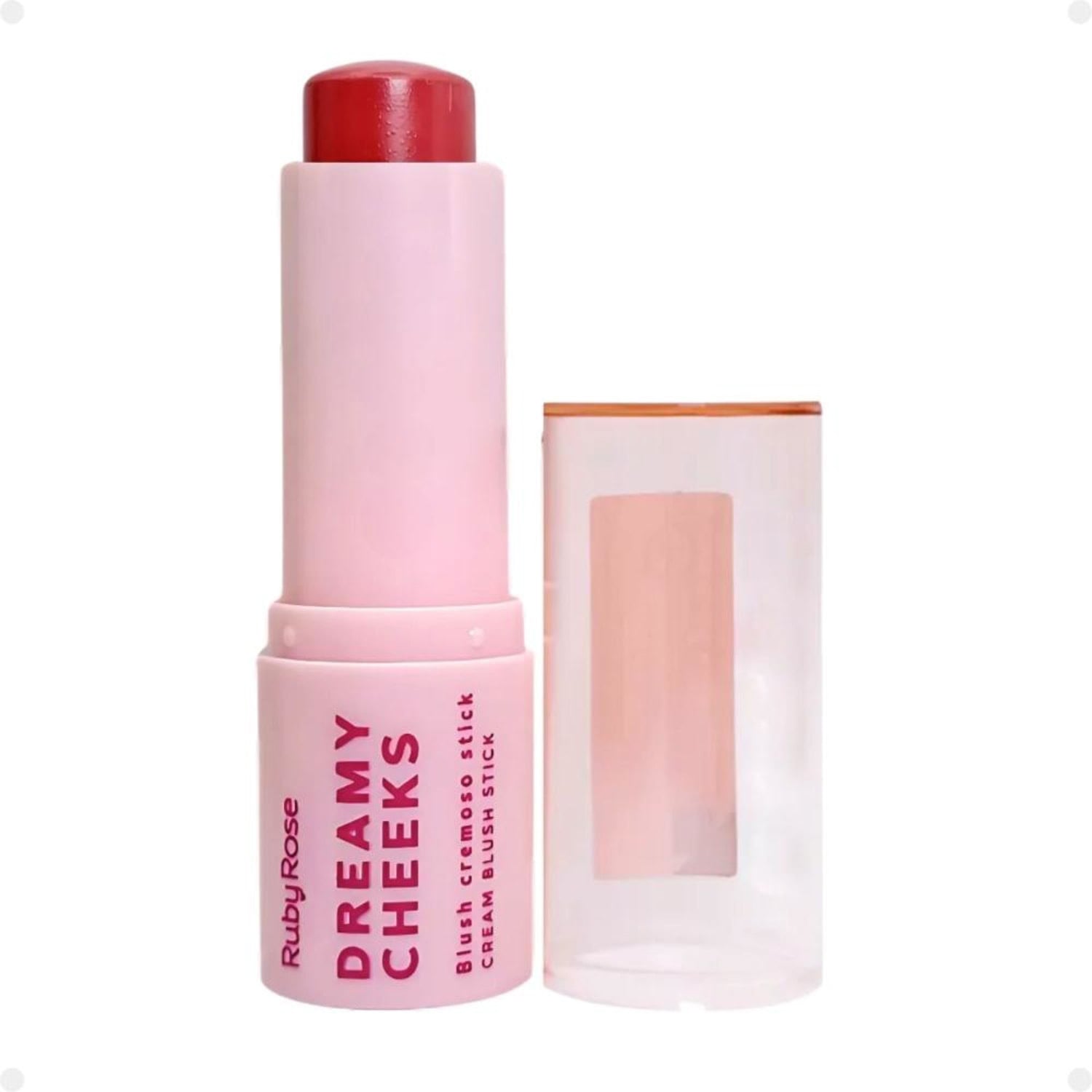 Blush Cremoso Stick Ruby Rose Dreamy Cheeks Frosted Rose