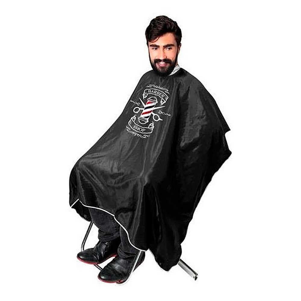Capa de Cetim Santa Clara Barber Shop Preta
