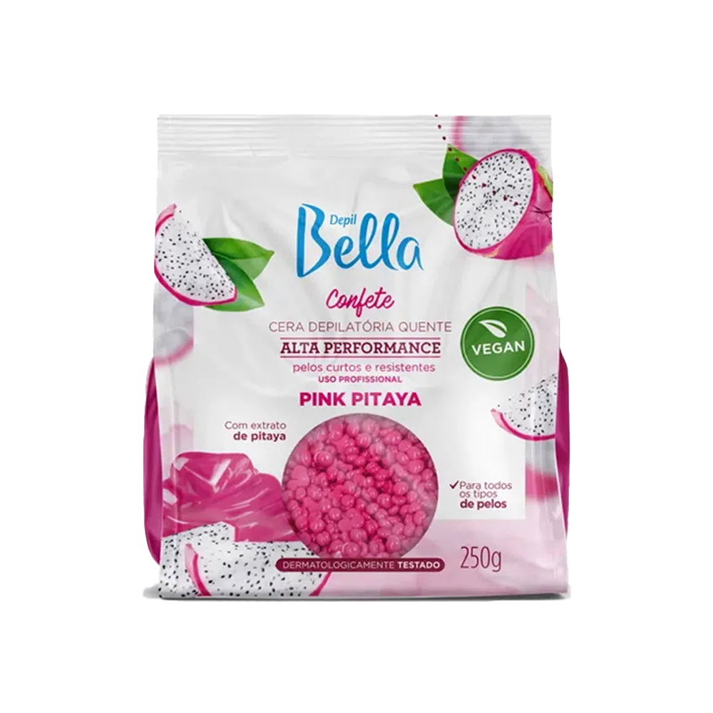 Cera Confete Depil Bella Pink Pitaya 250g