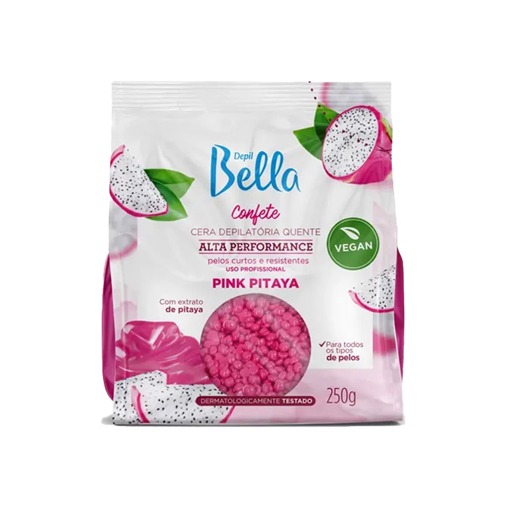 Cera Confete Depil Bella Pink Pitaya 250g