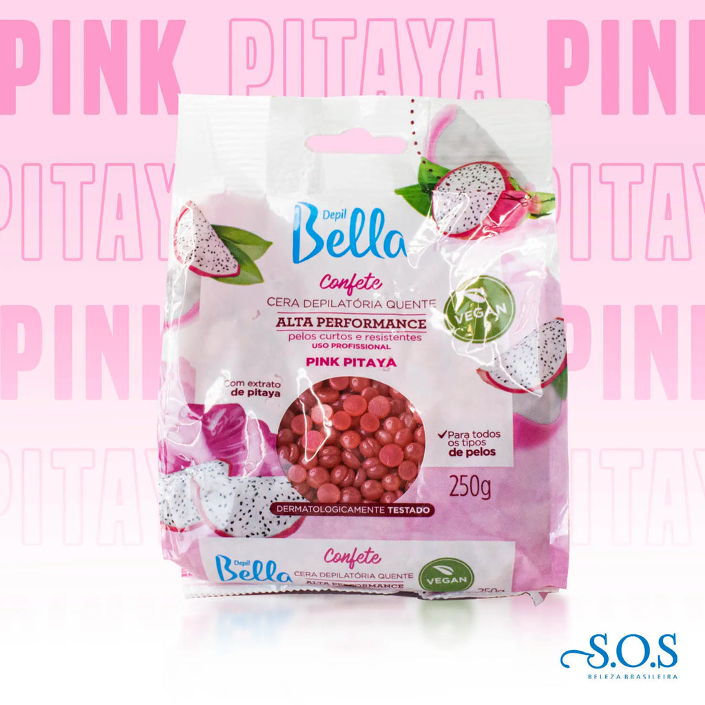 Cera Confete Depil Bella Pink Pitaya 250g