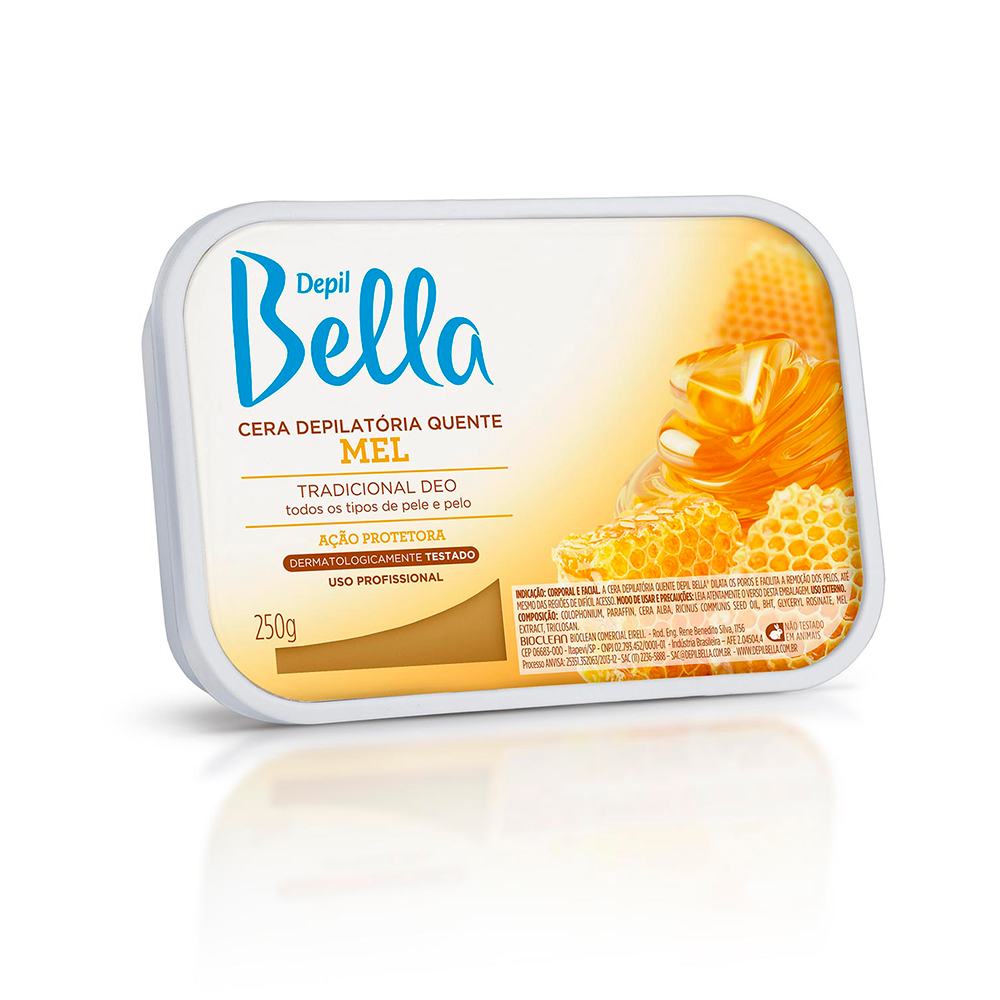 Cera Depilatória Depil Bella Quente Mel 250g