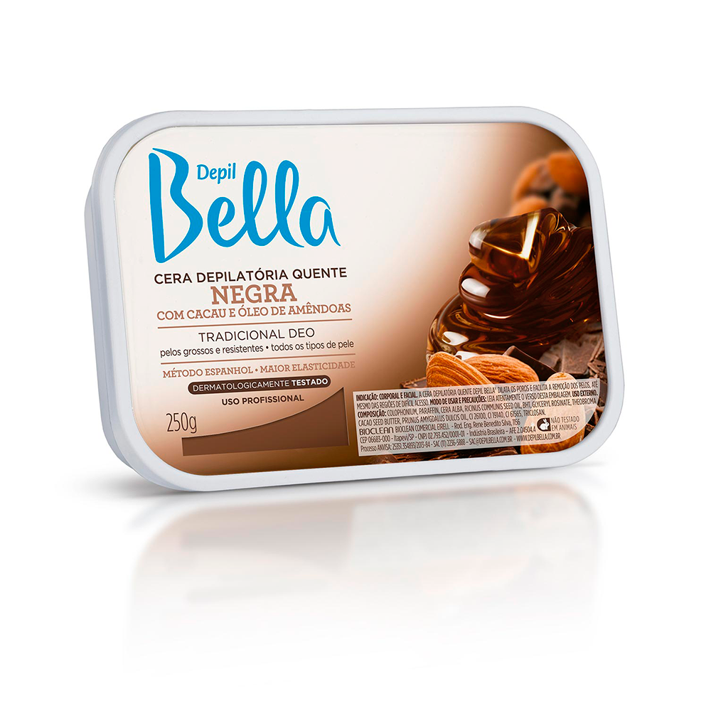 Cera Depilatória Depil Bella Quente Negra 250g