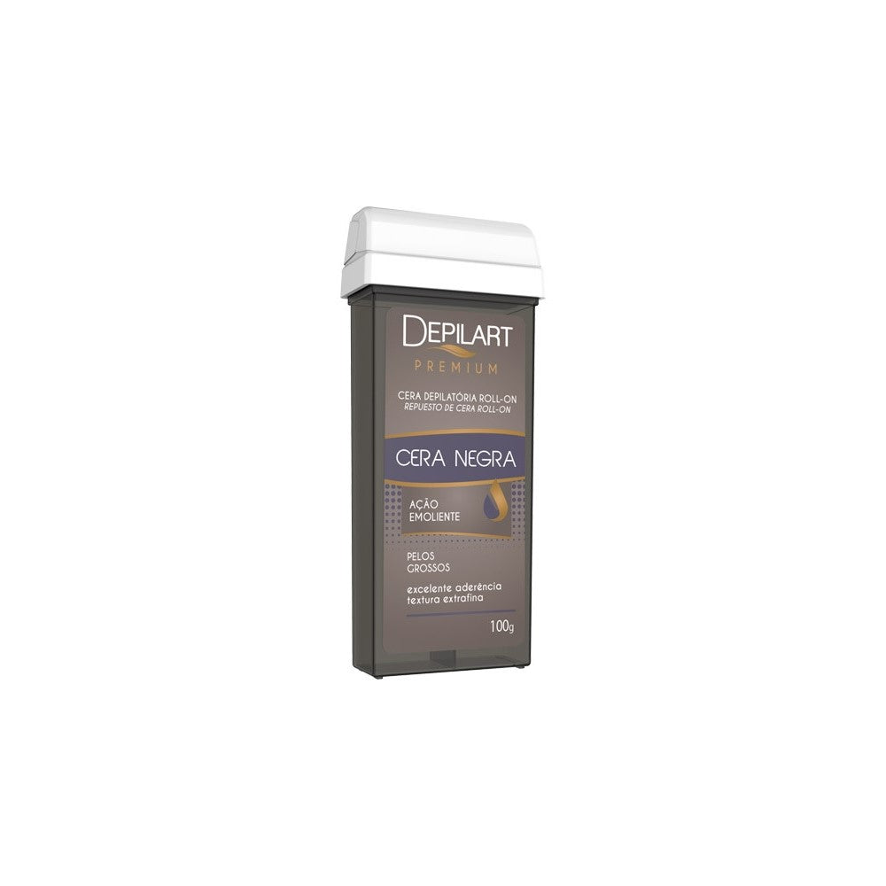 Cera Depilatória Depilart Refil Roll-on Negra 100g