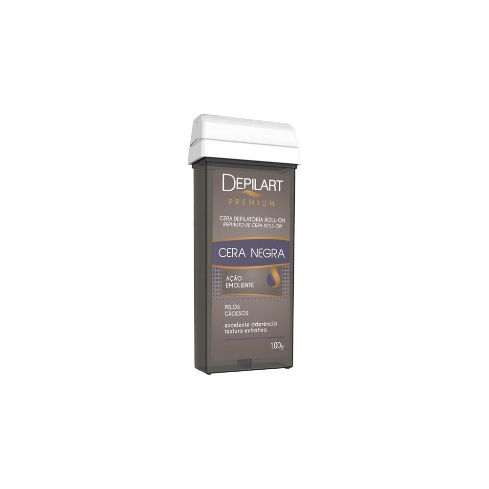Cera Depilatória Depilart Refil Roll-on Negra 100g