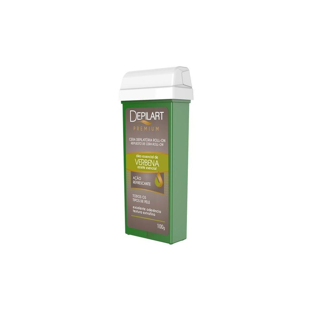 Cera Depilatória Depilart Refil Roll-on Verbena 100g