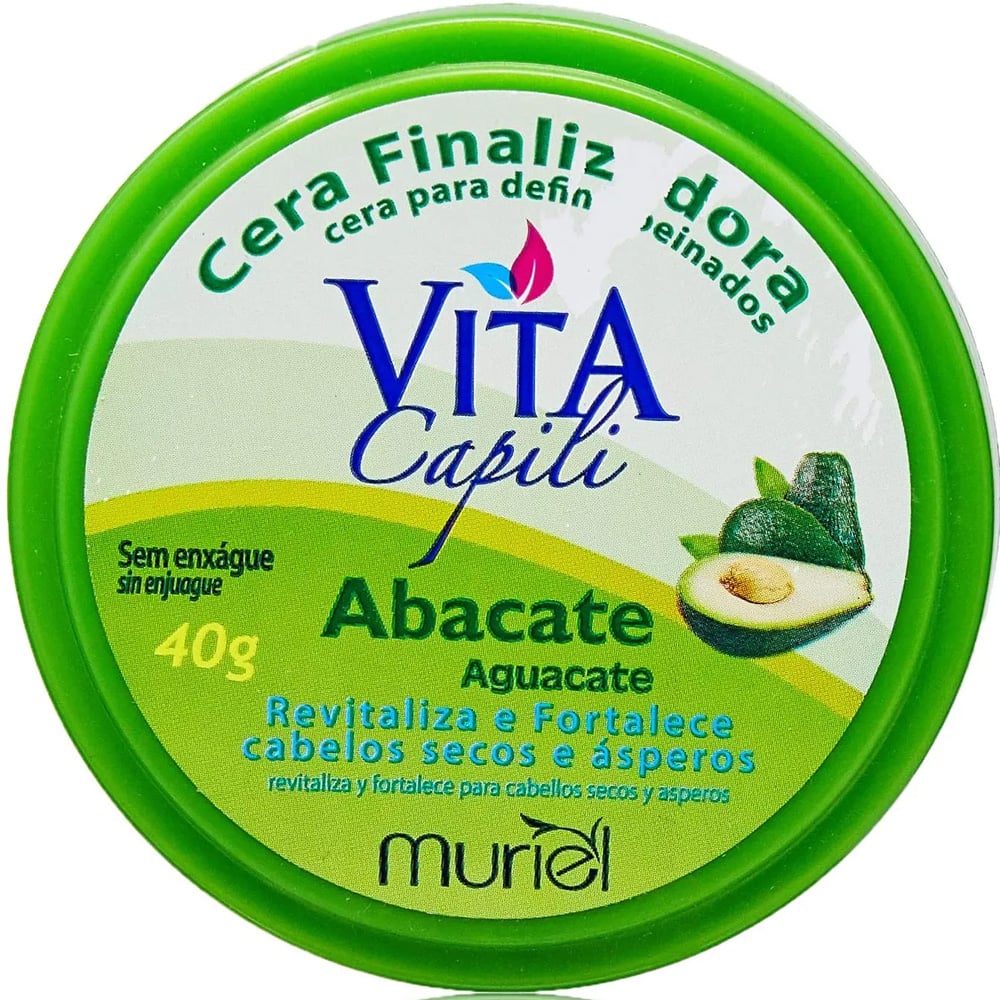 Cera Finalizadora Muriel Vita Capili Abacate 40g