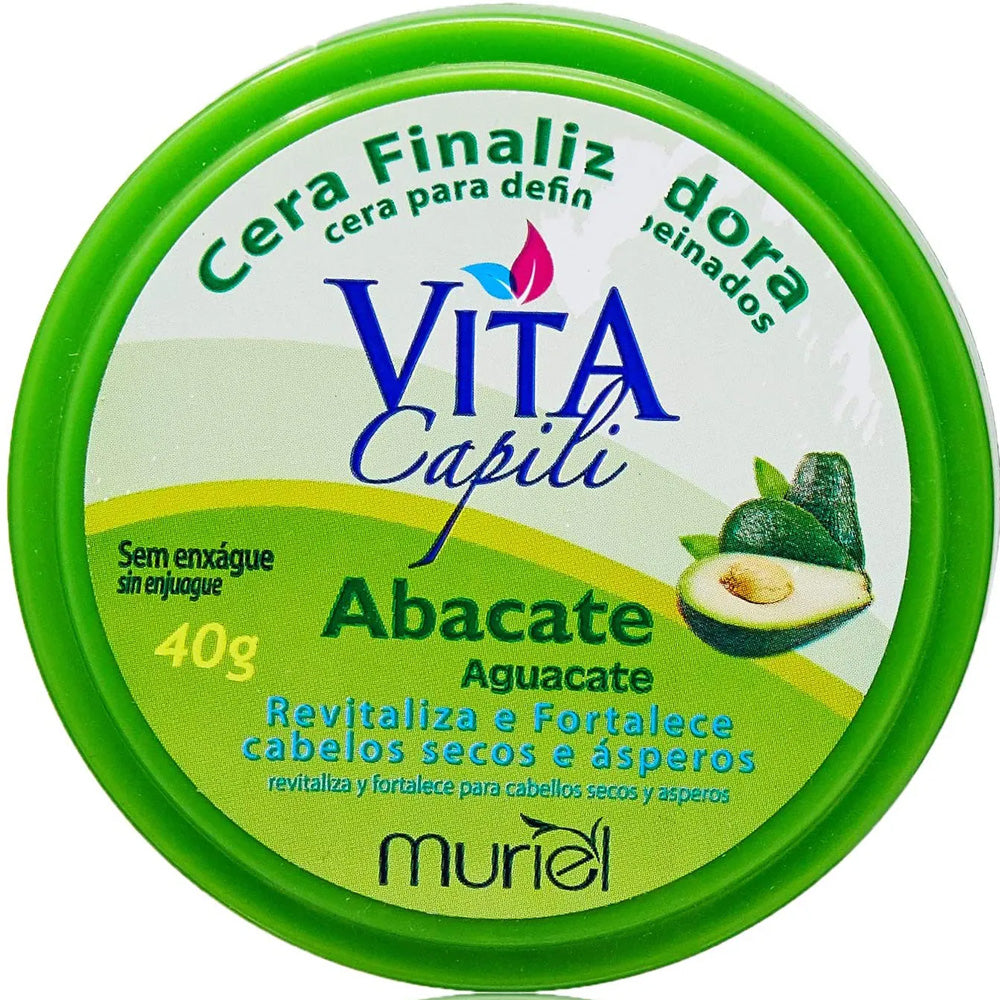 Cera Finalizadora Muriel Vita Capili Abacate 40g