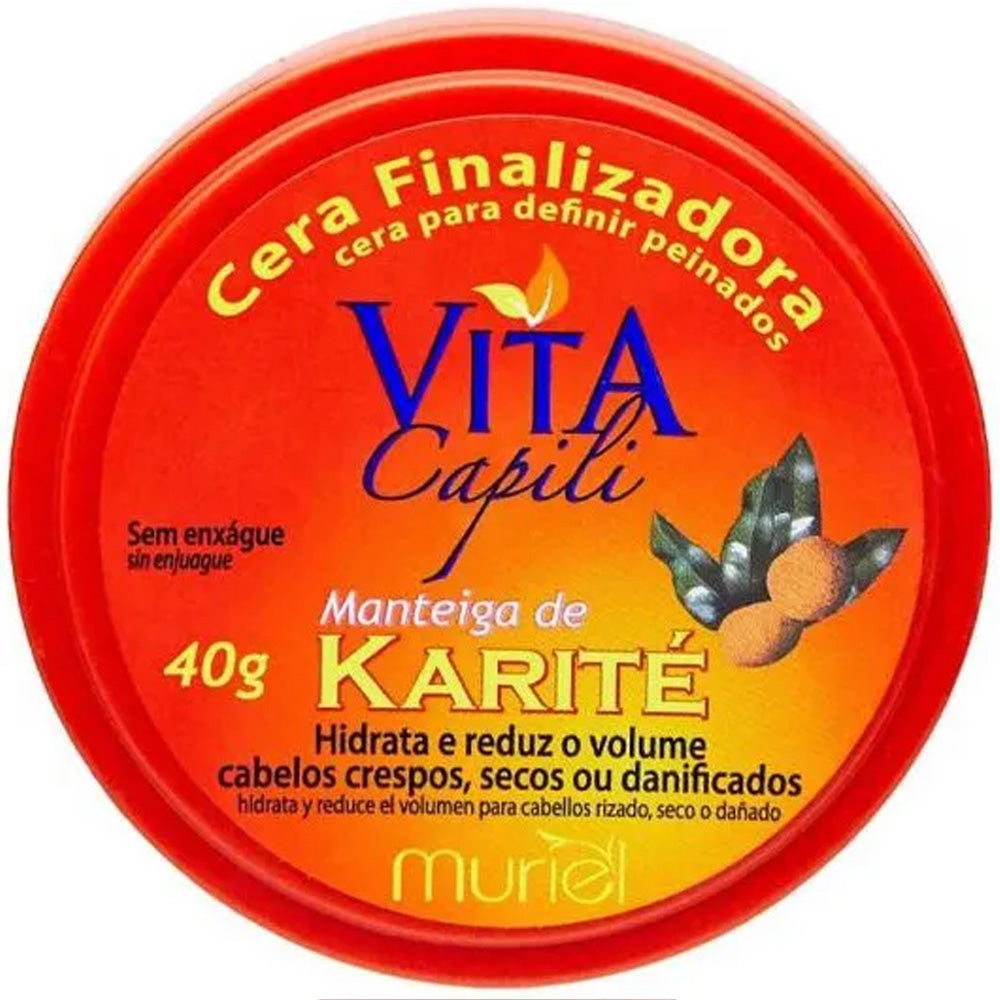 Cera Finalizadora Muriel Vita Capili Manteiga de Karité 40g