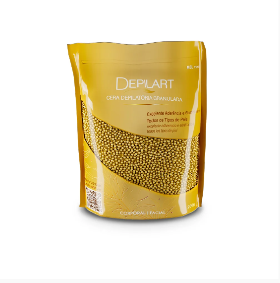 Cera Depilatória Granulada Depilart Mel 200g