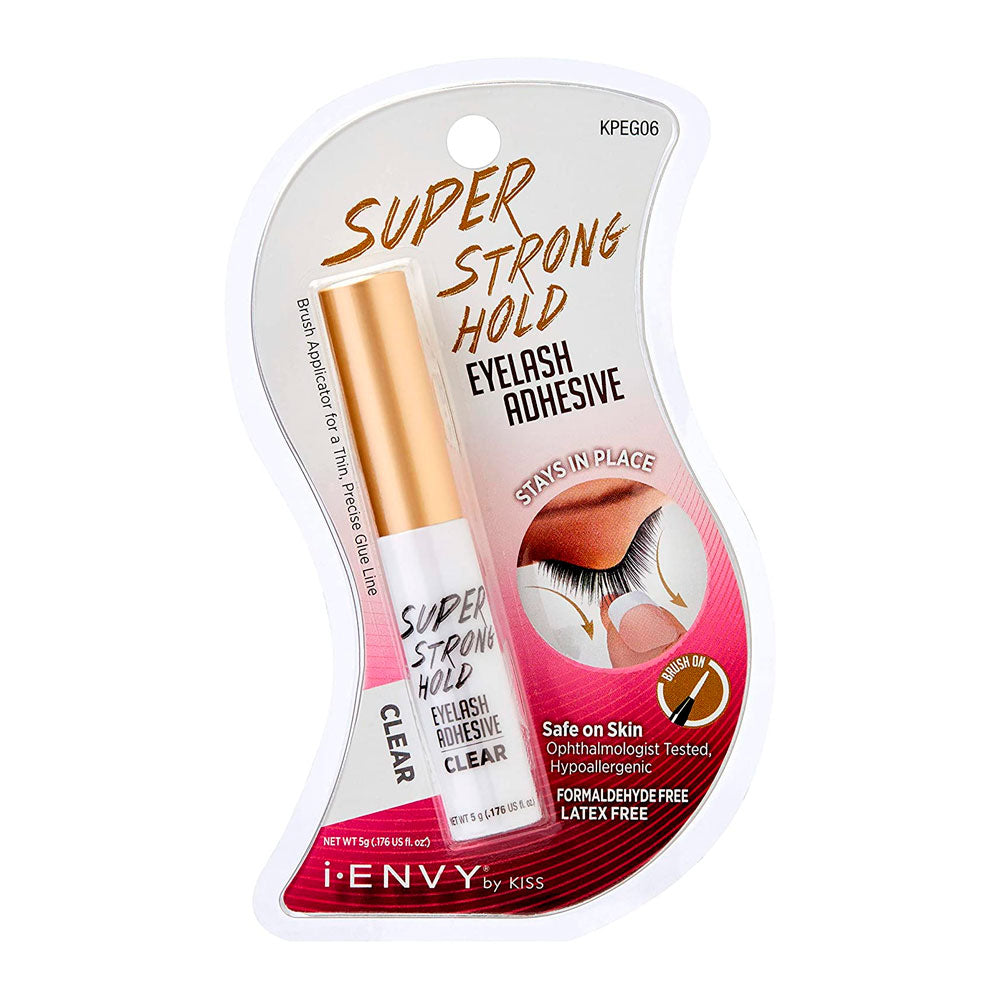 Cola s Kiss New York I-Envy para Cílios postiços 48h Incolor 5g