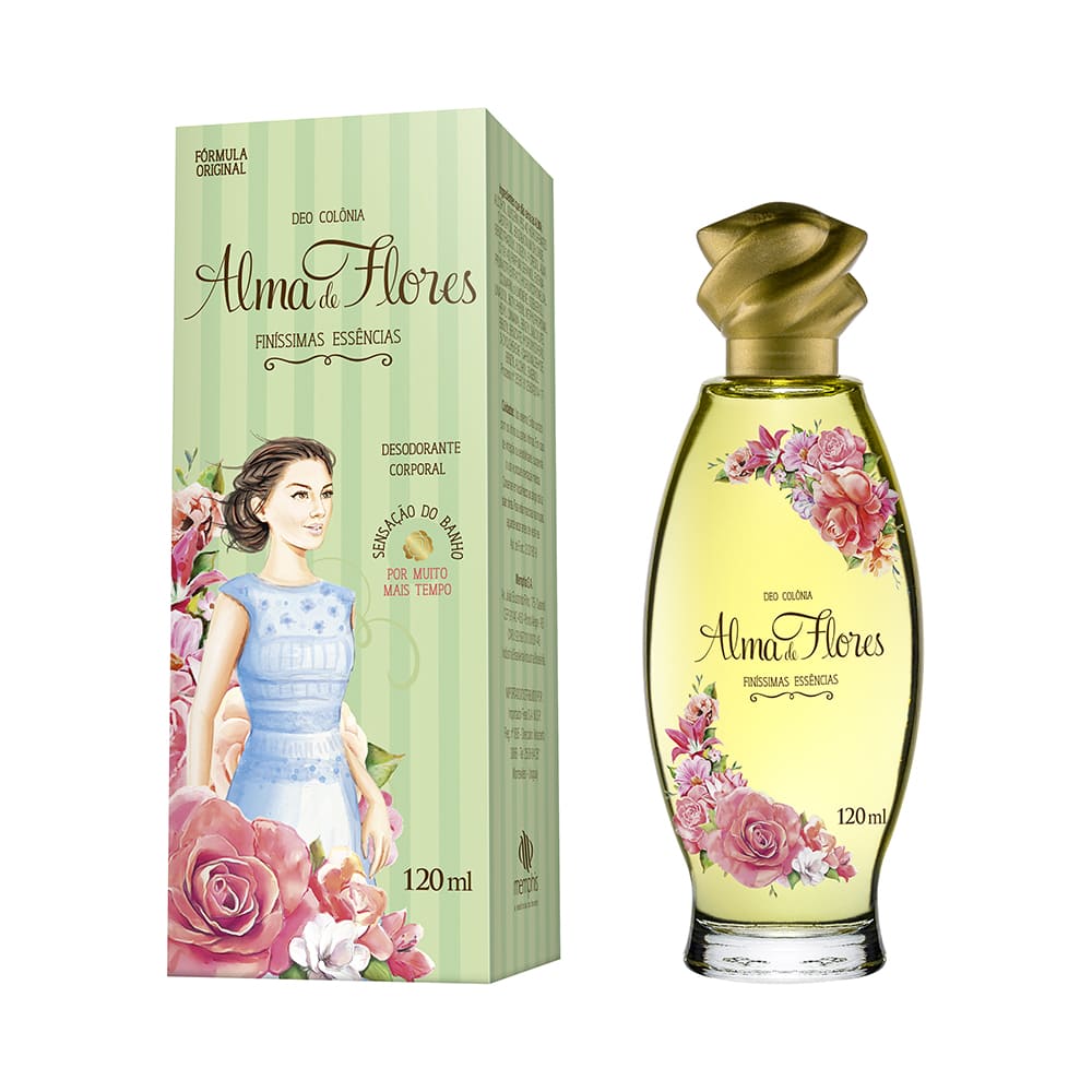 Colônia Alma de Flores Clássica 120ml