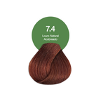 Coloração Creme Permanente Vegana Acquaflora 7.4 Louro Natural Acobreado 60g