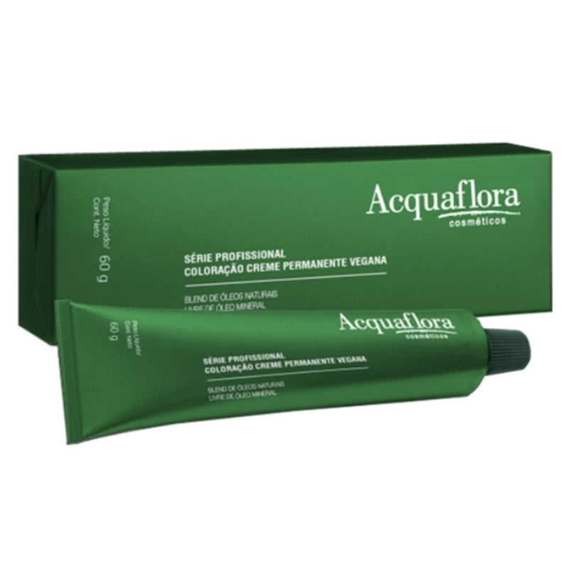Coloração Creme Permanente Vegana Acquaflora 8.34 Louro Claro Dourado Acobreado