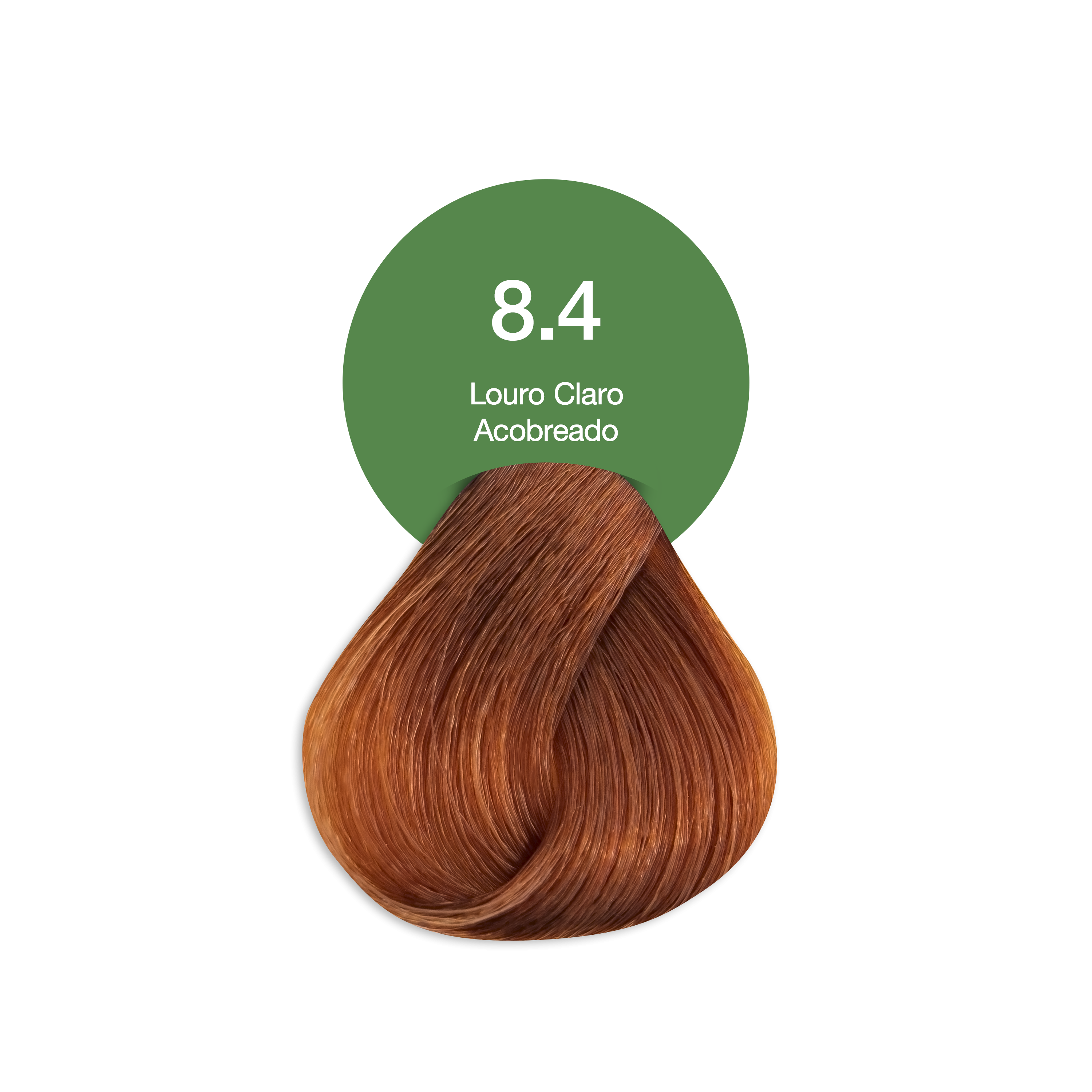 Coloração Permanente Acquaflora Louro Claro Acobreado 8.4