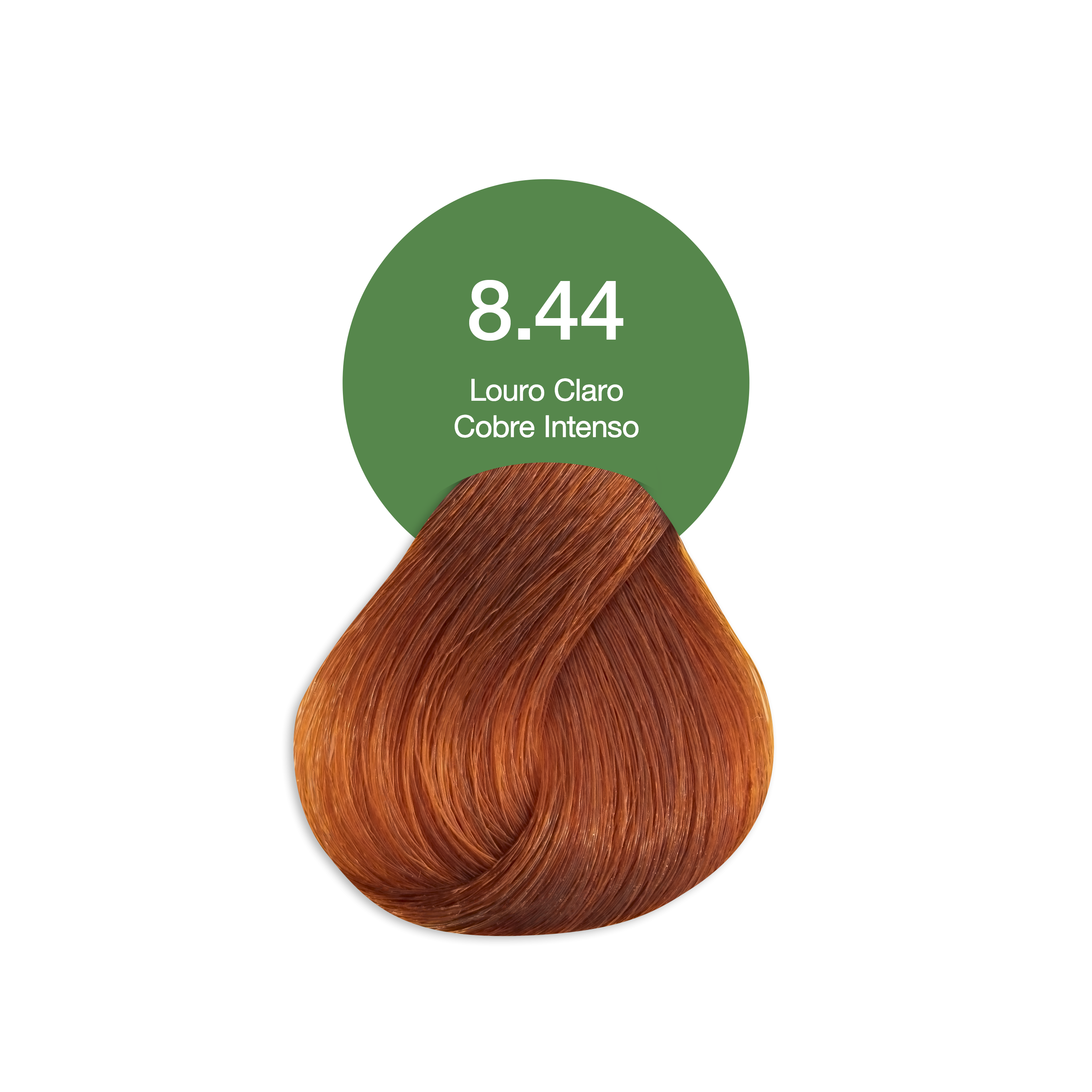 Coloração Permanente Vegana Acquaflora 8.44 Louro Claro Cobre Intenso 60g