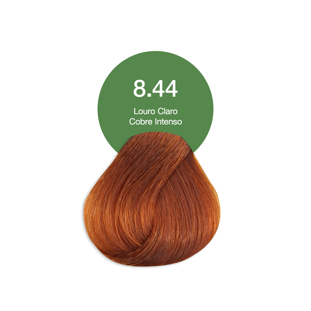 Coloração Permanente Vegana Acquaflora 8.44 Louro Claro Cobre Intenso 60g