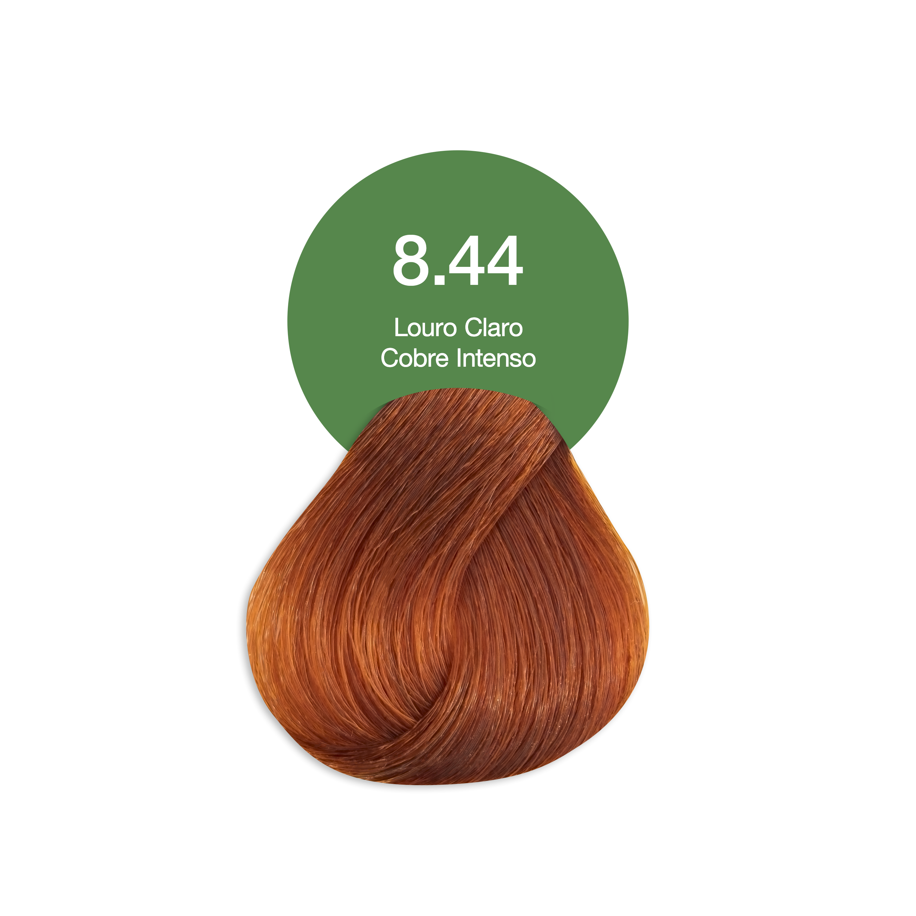 Coloração Permanente Vegana Acquaflora 8.44 Louro Claro Cobre Intenso 60g