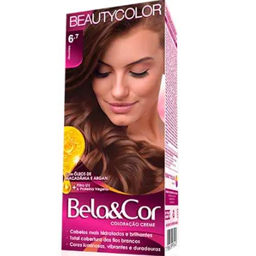 Coloração Creme Bela e Cor Mini Kit Cor 6.7