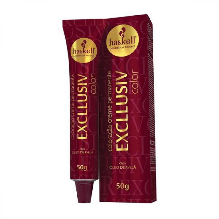 Coloração Creme Haskell Excllusiv Color 9.34 Louro Muito Claro Dourado Acobreado