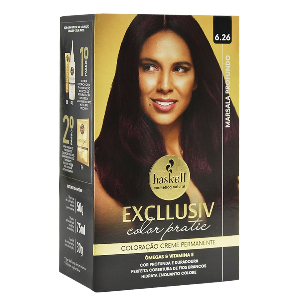 Coloração Excllusiv Color Pratic 6.26 Marsala