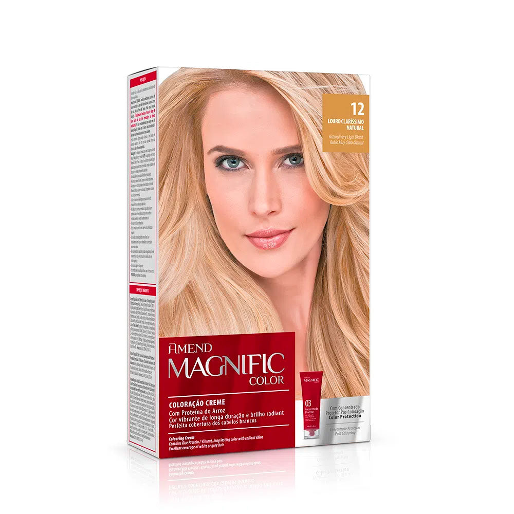 Coloração Amend Magnific Color Louro Claríssimo Natural 12.0